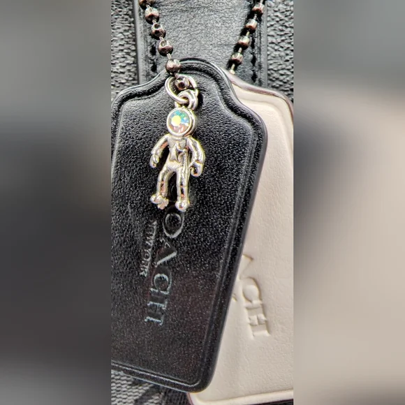 RARE! Coach X NASA City Tote -Upcycled- One-of-a-Kind Black/Grey - Picture 4 of 16